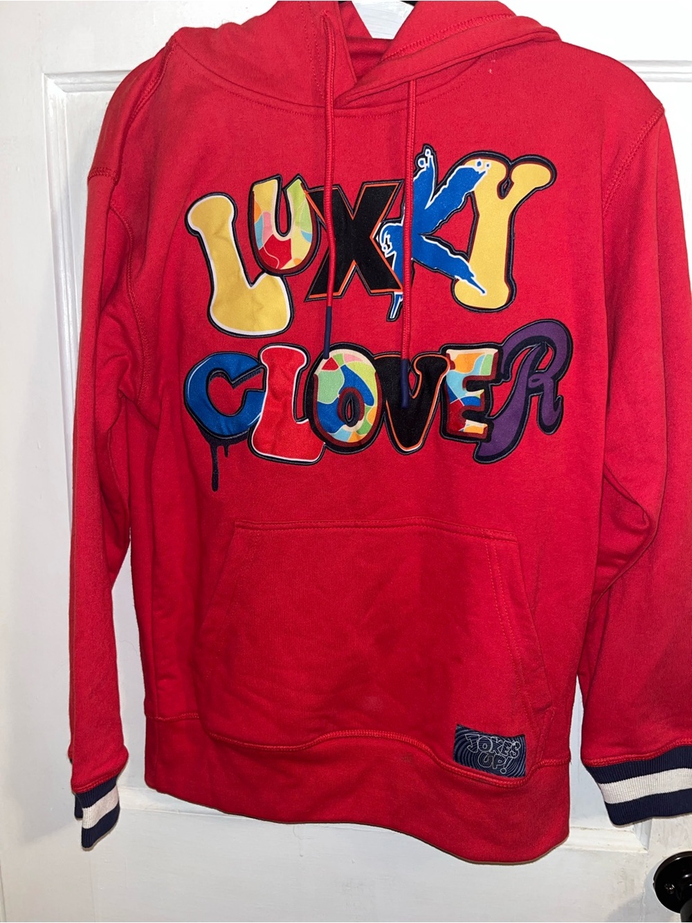 Lucky Clover Red Graphic Hoodie